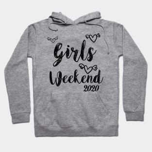 Girls Trip Cute Girls Weekend 2020 Mask Girls Trip 2020 Mask girls weekend trips Hoodie